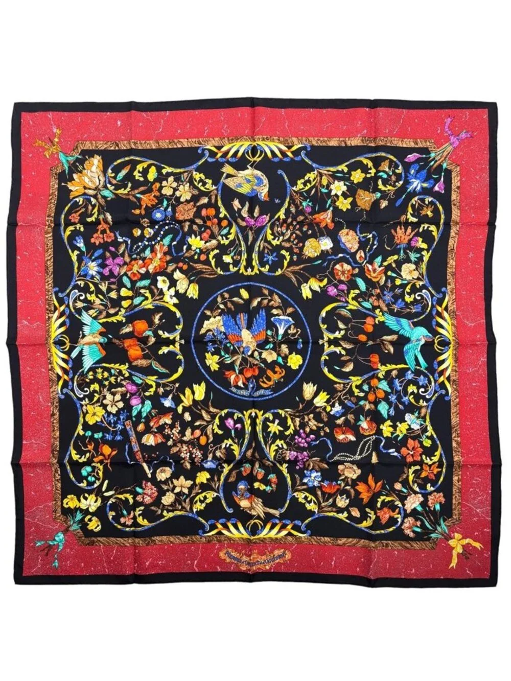 Hermes Carre 90 Pierres D' Orient Et D' Occident Oriental Stone and Western